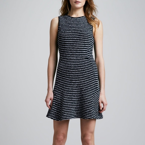 Theory Dresses & Skirts - Theory Nikay Striped Flare Dress
